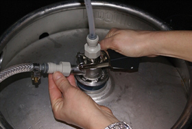 4. Press the handle down and its ready to be used.
